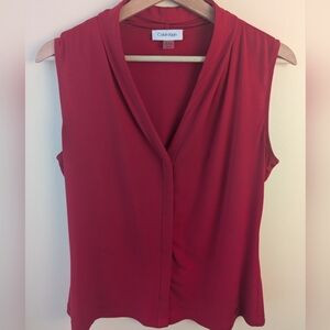 Sleeveless Calvin Klein blouse, Petite small